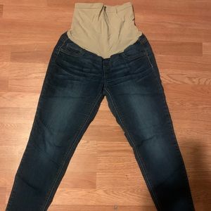 Indigo Blue Maternity Jeans Lg.